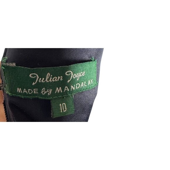 Elegant Navy Midi Dress - Picture 10 of 11